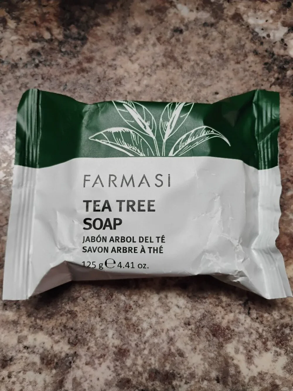 Farmasi Tea Tree Soap Bar Daily Use For Women Mens Teens 125 g 4.41 Oz